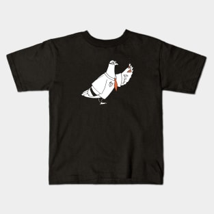 Pigeon Scientist Kids T-Shirt